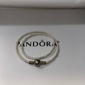 Authentic Pandora leather bracelet